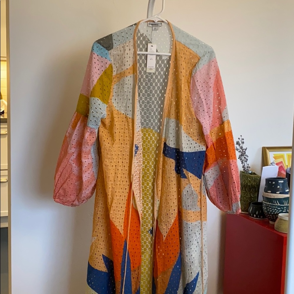 Wild print kimono